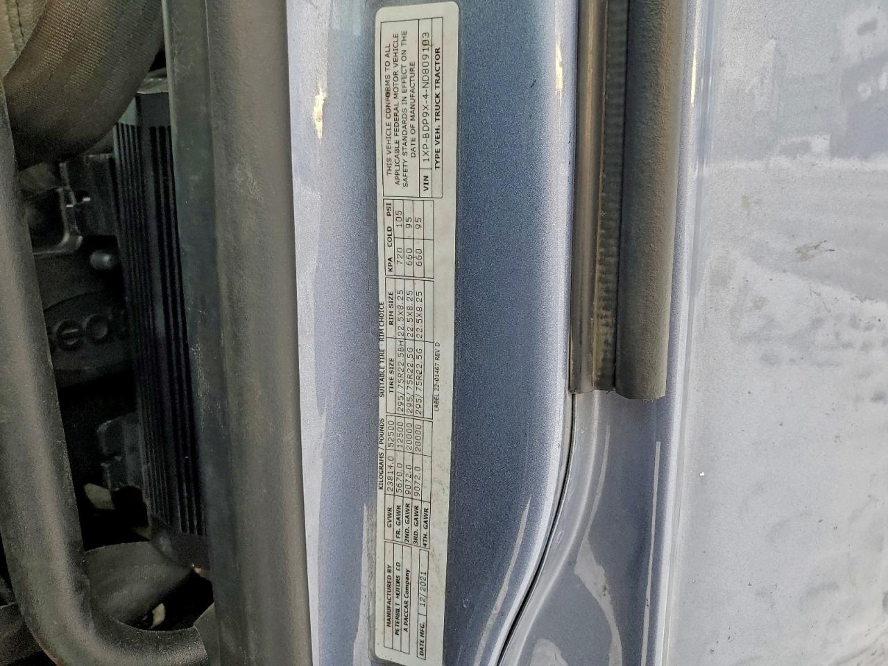 2022 Peterbilt 579