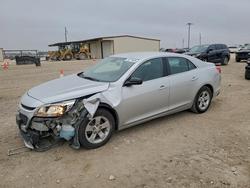 Salvage cars for sale from Copart Temple, TX: 2015 Chevrolet Malibu ls