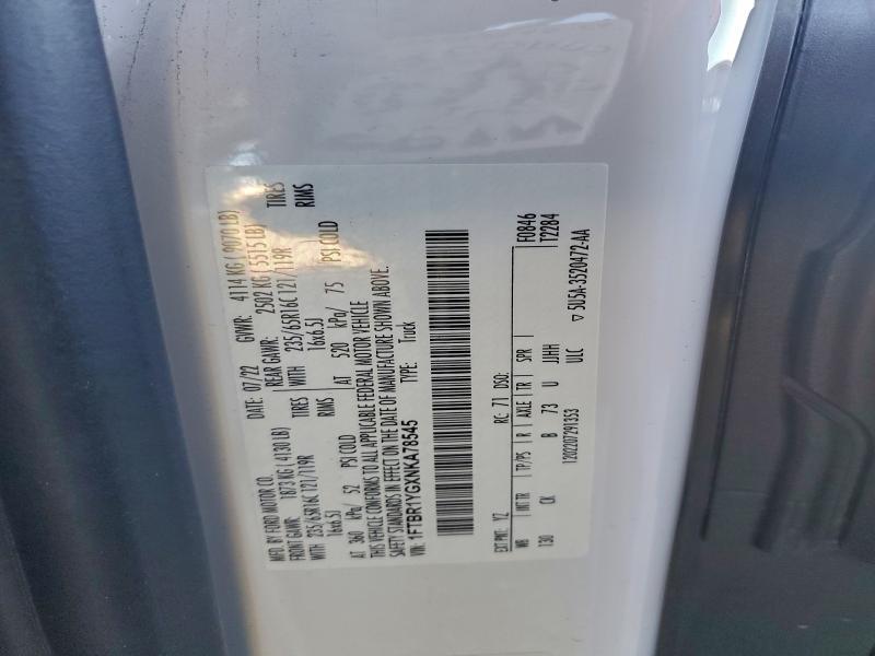 2022 Ford Transit 250 Utility / Service Van