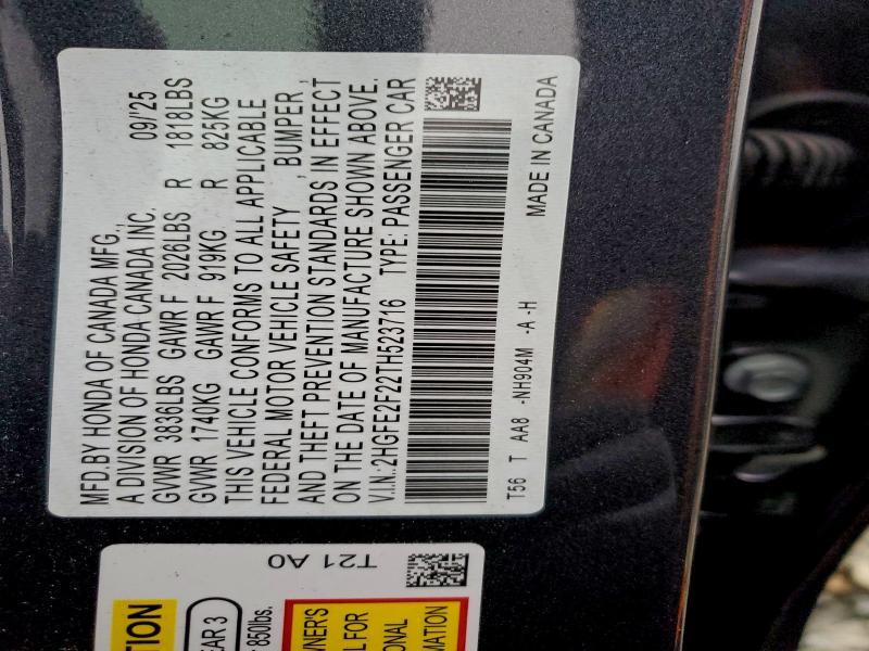 2026 Honda Civic lx