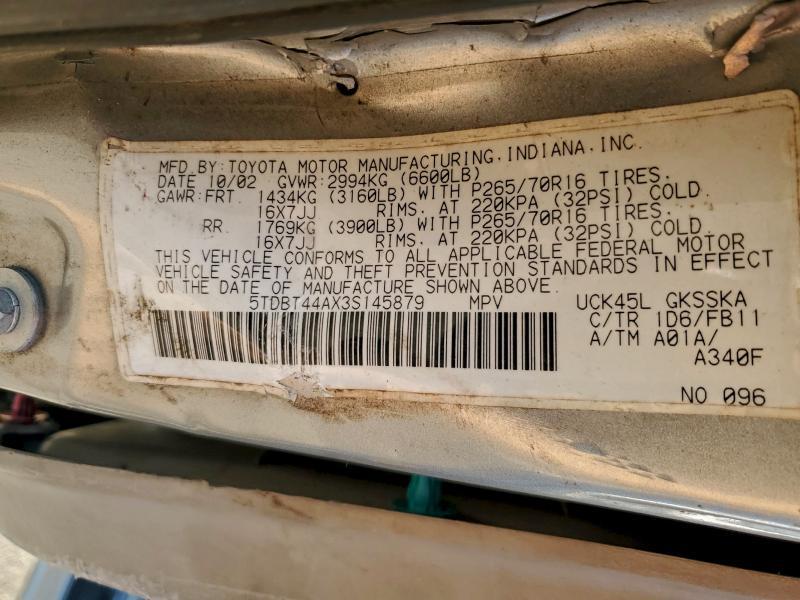 2003 Toyota Sequoia SR5