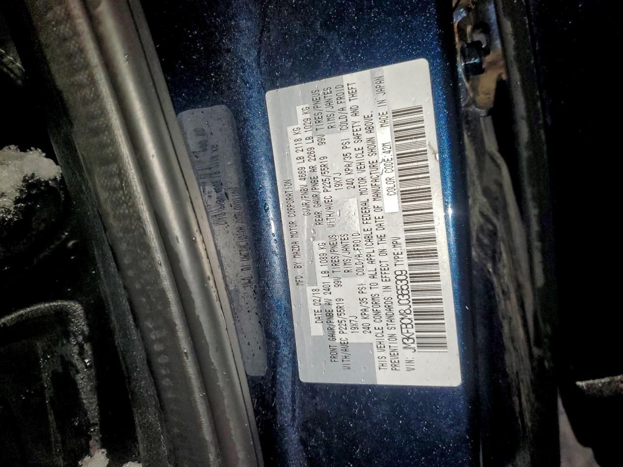 2018 Mazda Cx-5 Touring