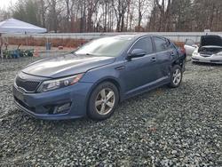 KIA salvage cars for sale: 2015 KIA Optima lx