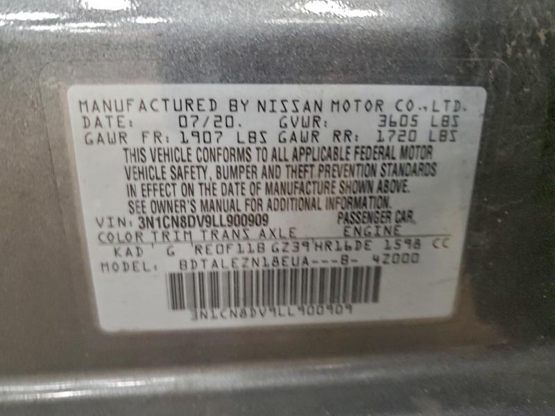 2020 Nissan Versa s