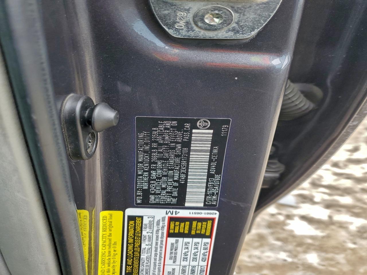 2011 Toyota Camry Base