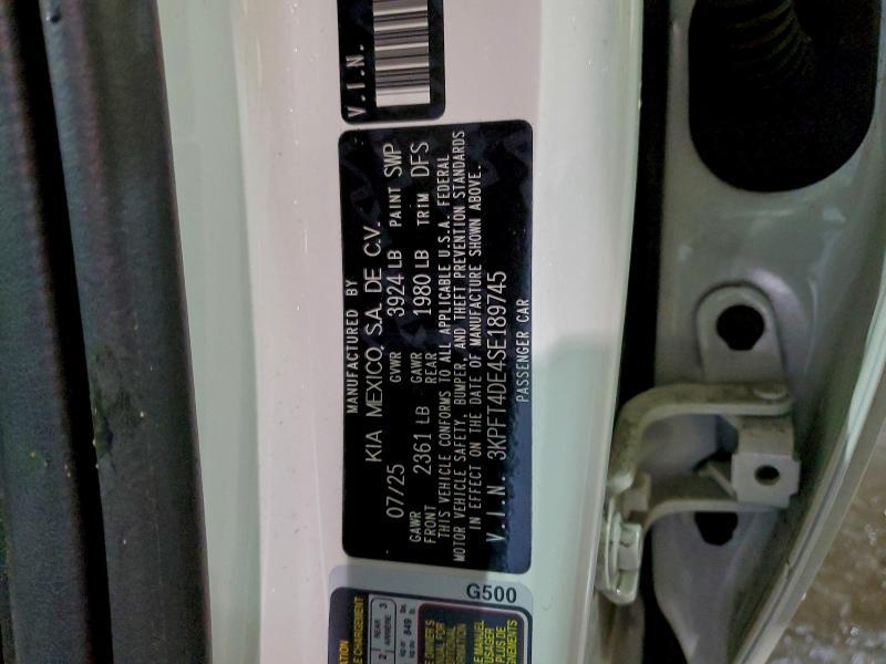 2025 KIA K4 lx