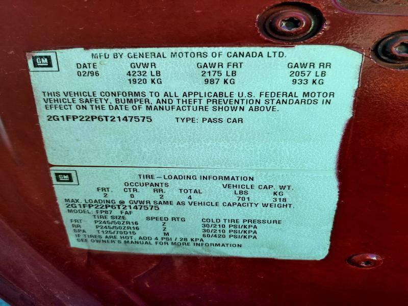 1996 Chev Camaro