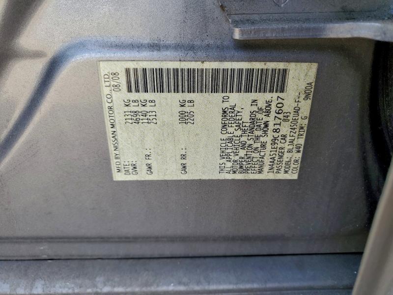 2009 Niss Maxima 3.5 s