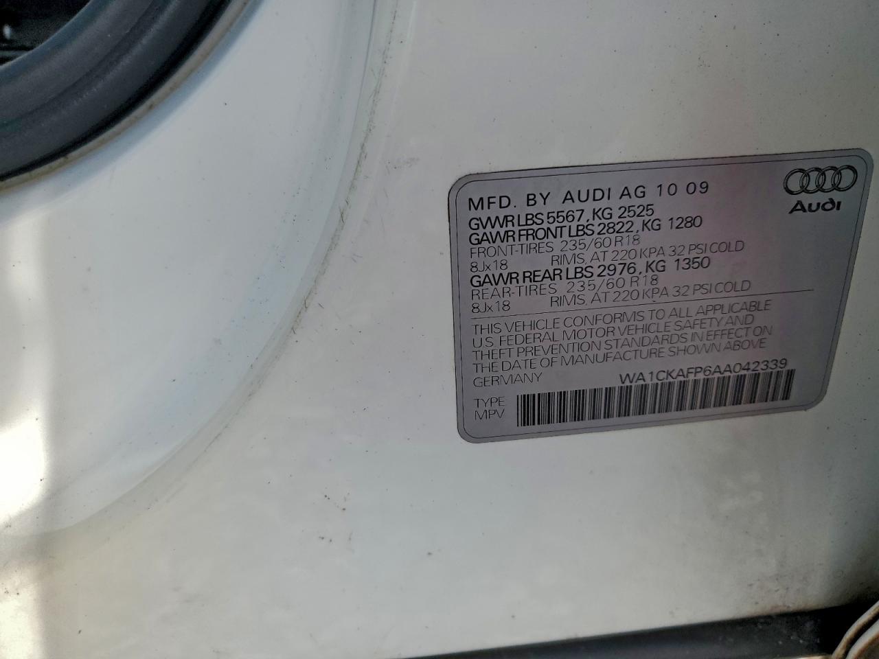 2010 Audi Q5 Premium