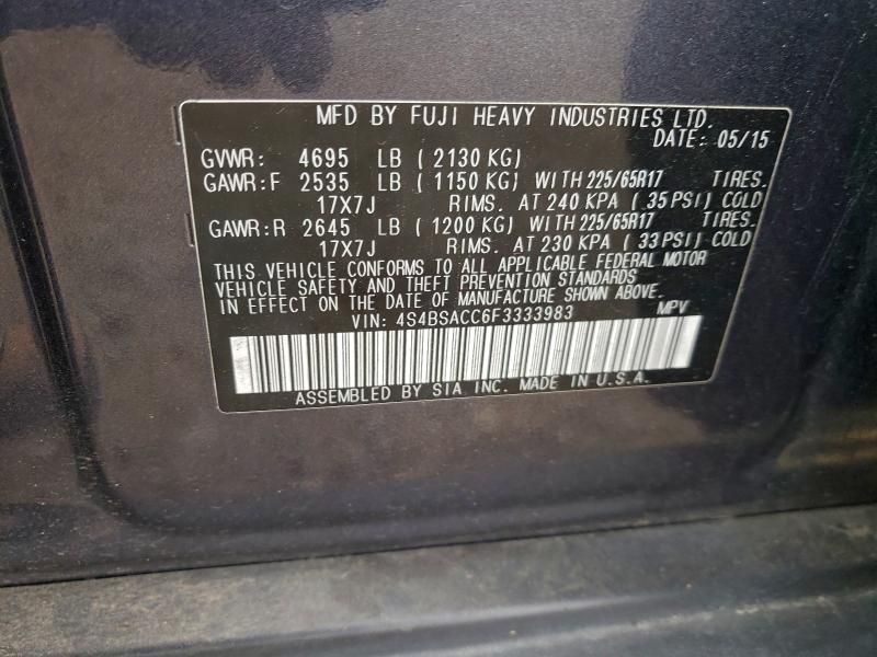 2015 Subaru Outback 2.5i Premium