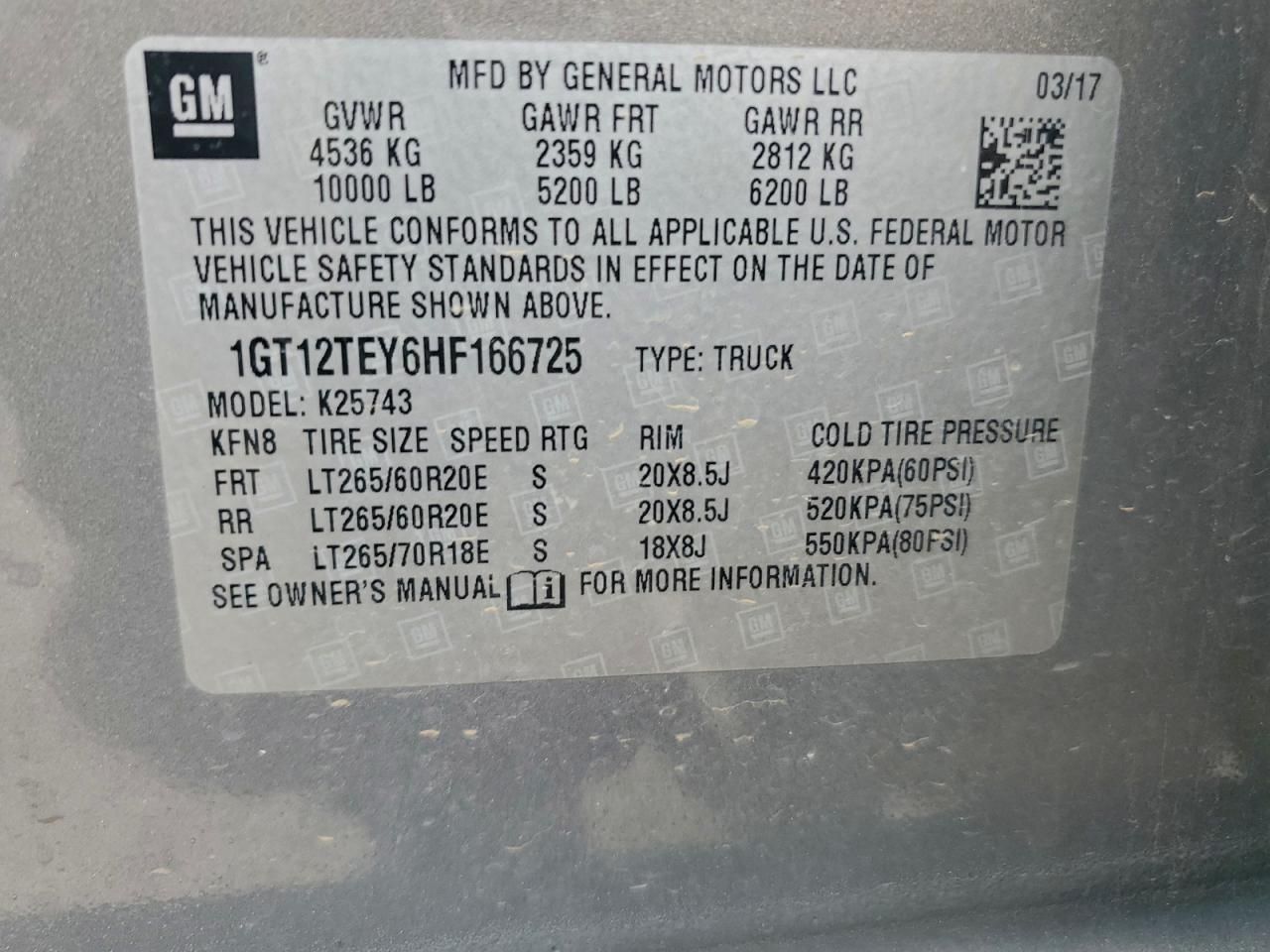 2017 GMC Sierra K2500 slt