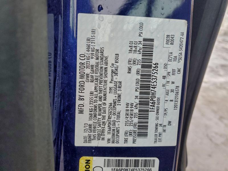 2014 Ford Fusion se