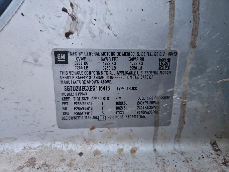 2014 GMC Sierra K1500 SLE