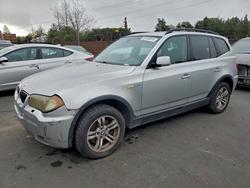 Salvage cars for sale from Copart San Martin, CA: 2006 BMW X3 3.0i