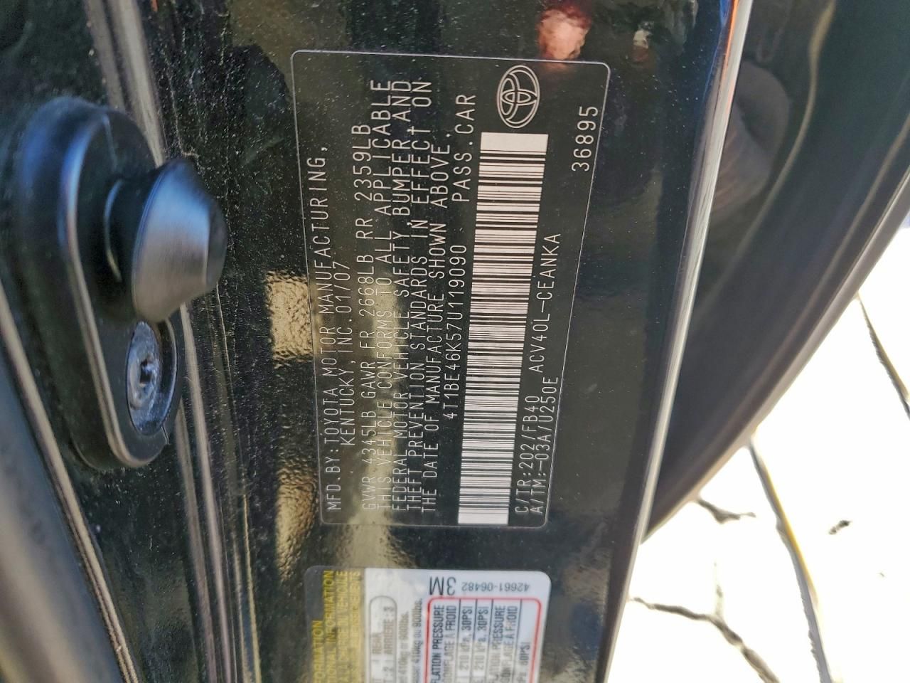 2007 Toyota Camry ce