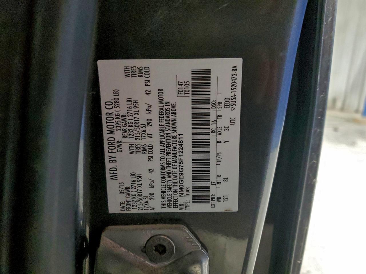 2015 Ford Transit Connect Titanium