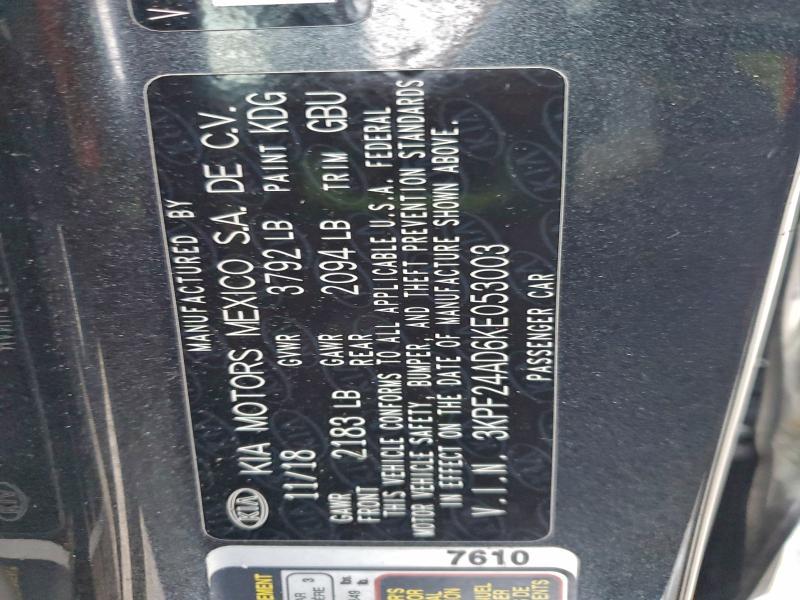 2019 KIA Forte fe