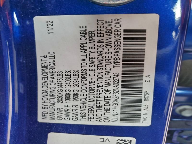 2022 Honda Accord Sport