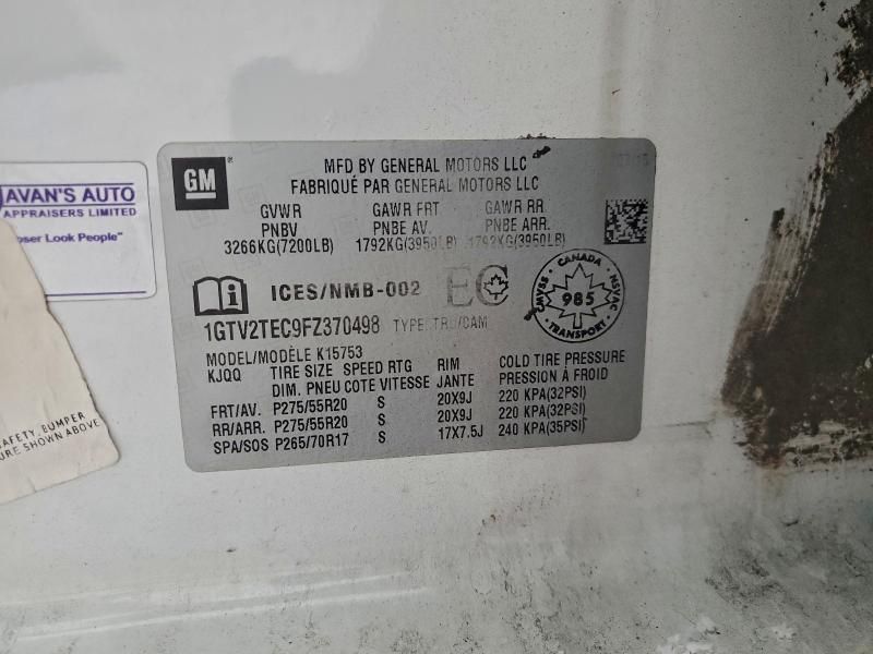 2015 GMC Sierra K1500