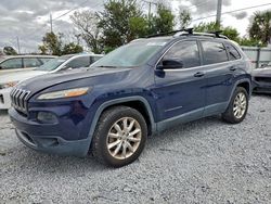 Jeep salvage cars for sale: 2016 Jeep Cherokee Limited