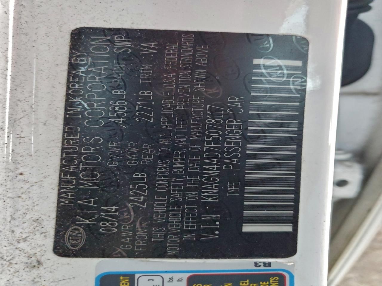 2015 KIA Optima Hybrid