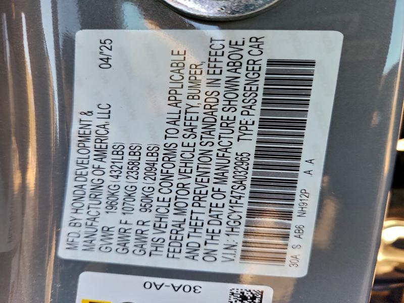 2025 Honda Accord se