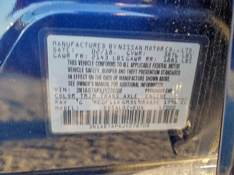 2018 Nissan Sentra s