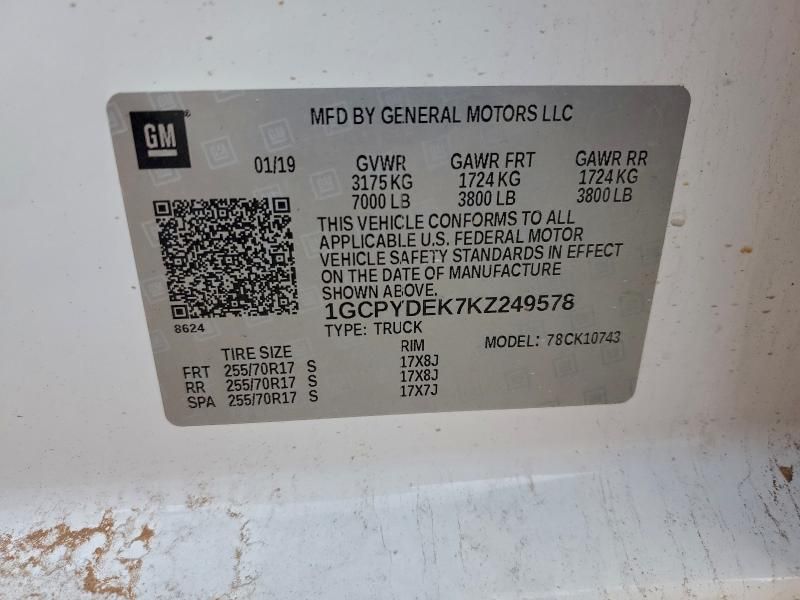 2019 Chevrolet Silverado K1500 lt