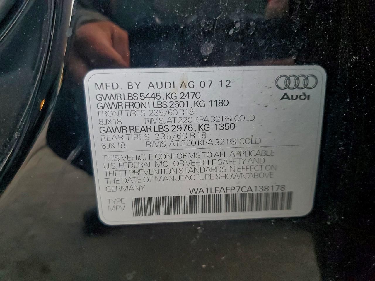 2012 Audi Q5 Premium Plus