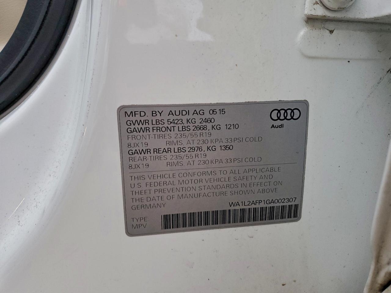 2016 Audi Q5 Premium Plus