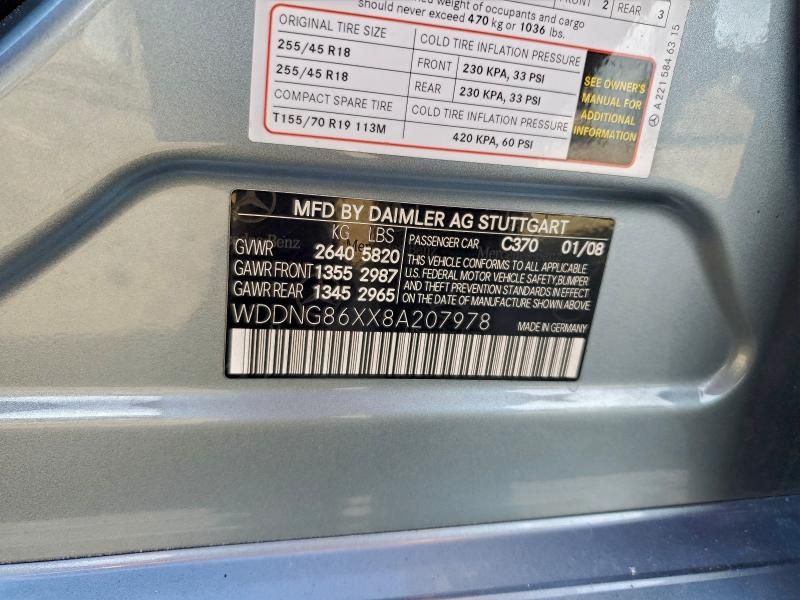 2008 Mercedes-Benz S 550 4matic