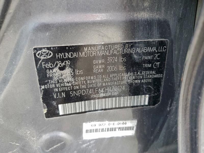 2019 Hyundai Elantra se