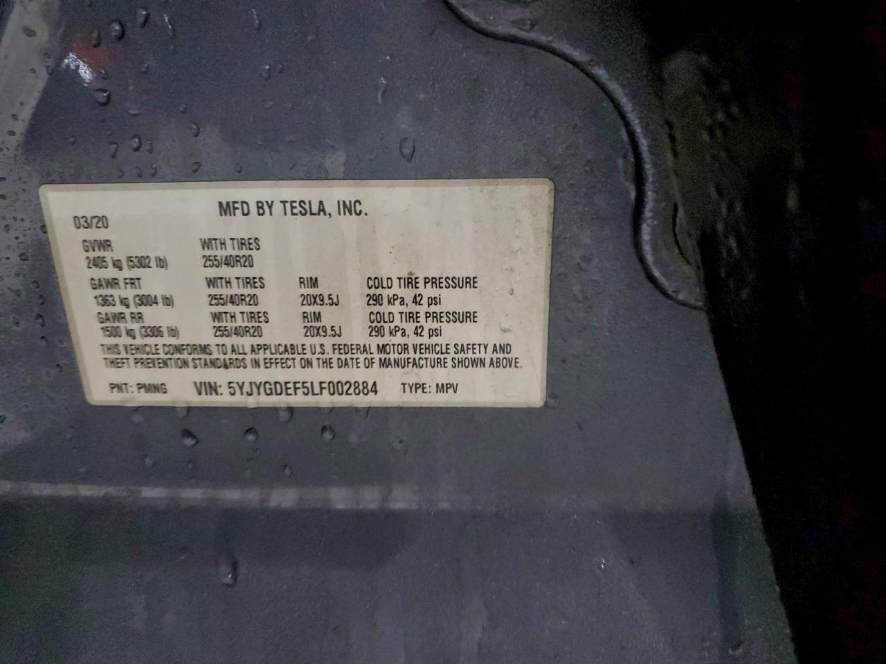 2020 Tesla Model y