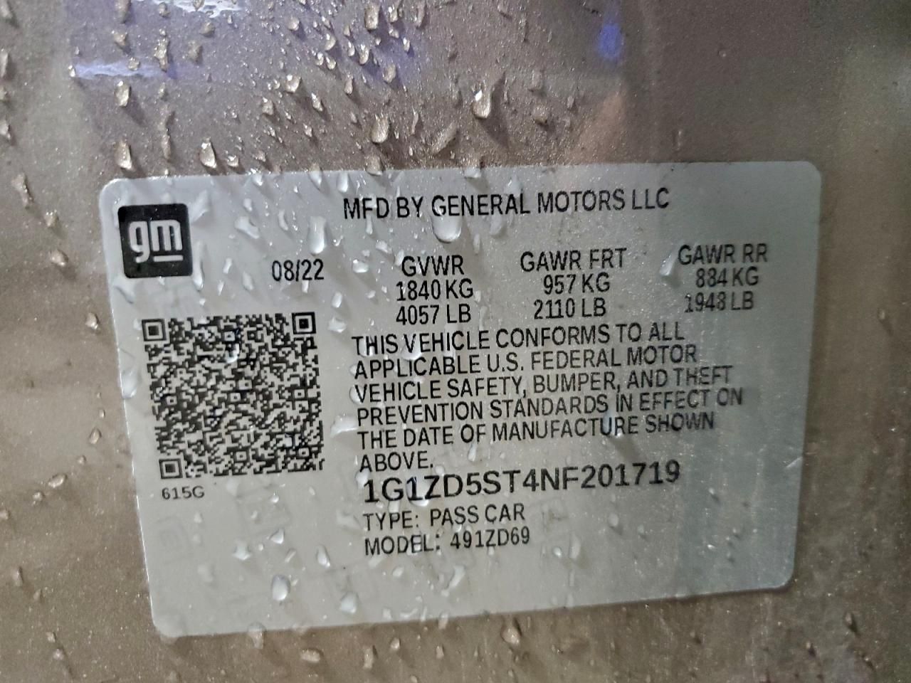 2022 Chevrolet Malibu lt