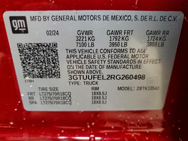2024 GMC Sierra K1500 At4x
