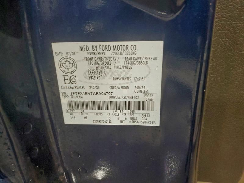 2010 Ford F150 Super cab