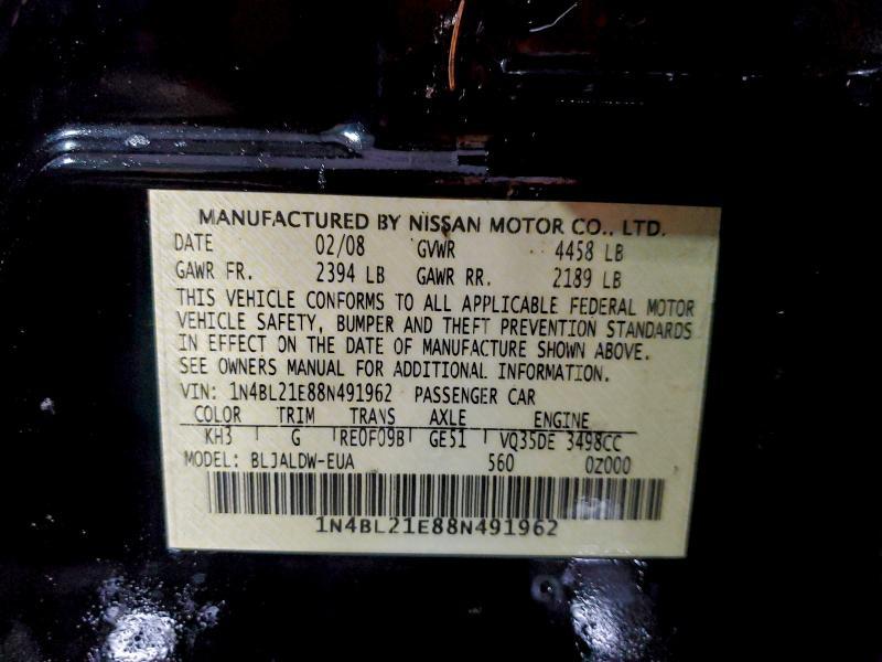 2008 Nissan Altima 3.5se