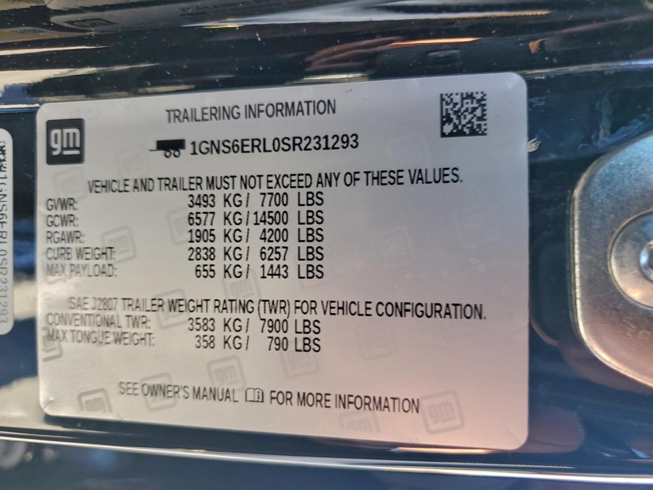 2025 Chevrolet Suburban K1500 rst