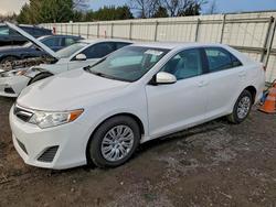 Salvage cars for sale from Copart Finksburg, MD: 2012 Toyota Camry Base