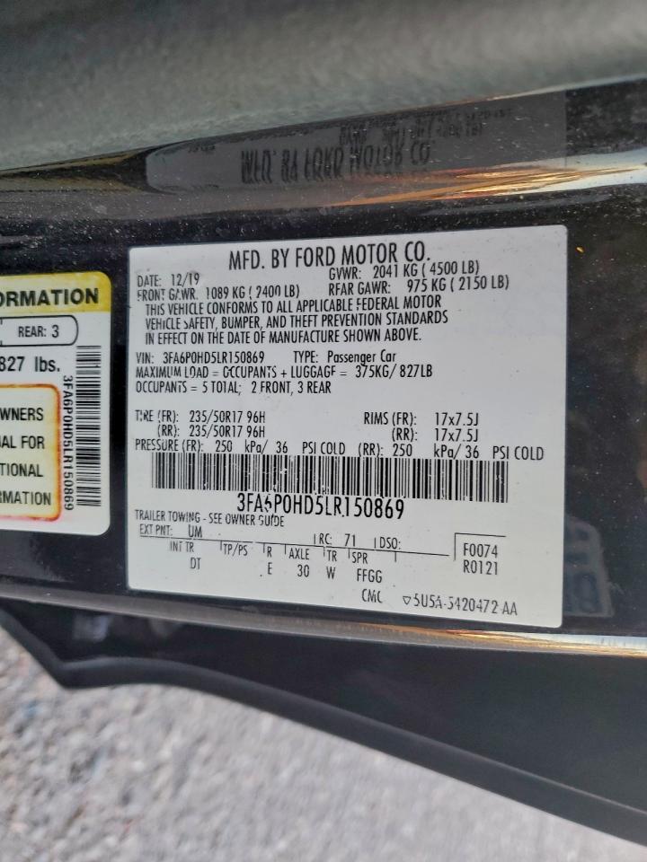 2020 Ford Fusion se