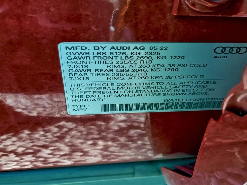 2022 Audi Q3 Premium Plus s Line 45