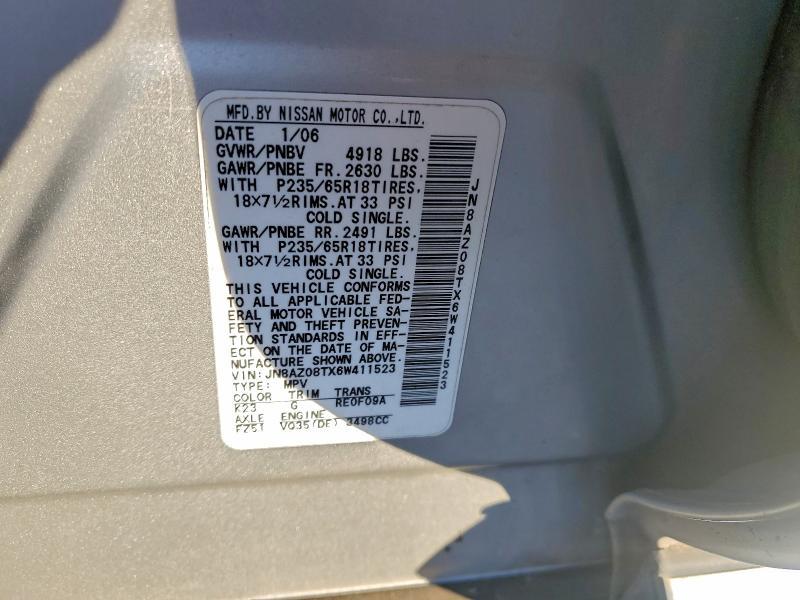 2006 Nissan Murano sl