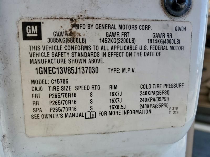 2005 Chevrolet Tahoe C1500