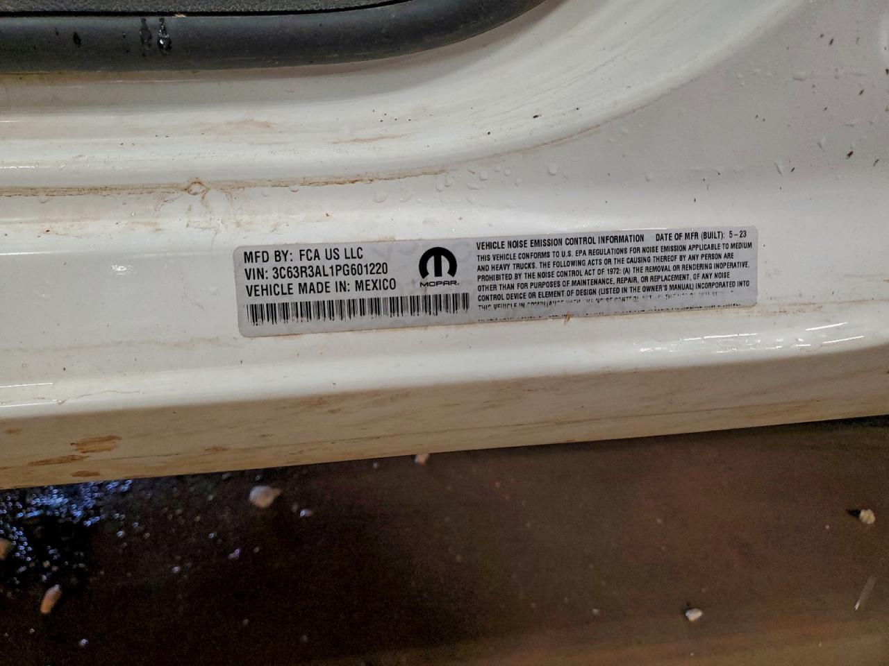 2023 Dodge RAM 3500TRADESMAN REG 6