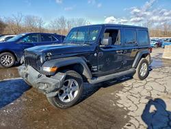 Salvage cars for sale from Copart Marlboro, NY: 2021 Jeep Wrangler Unlimited Sport