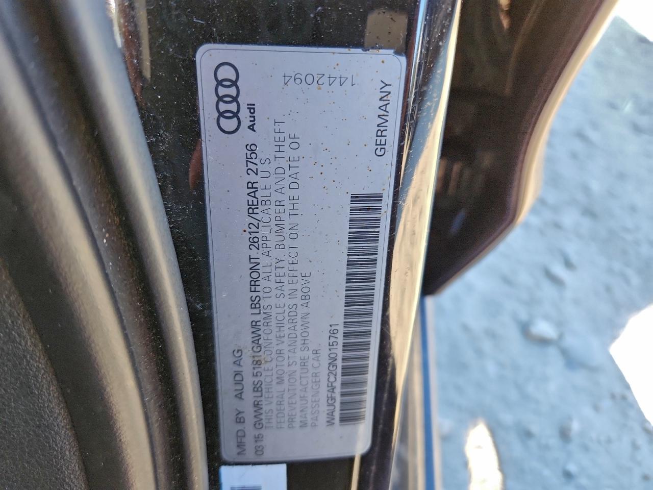 2016 Audi A6 Premium Plus