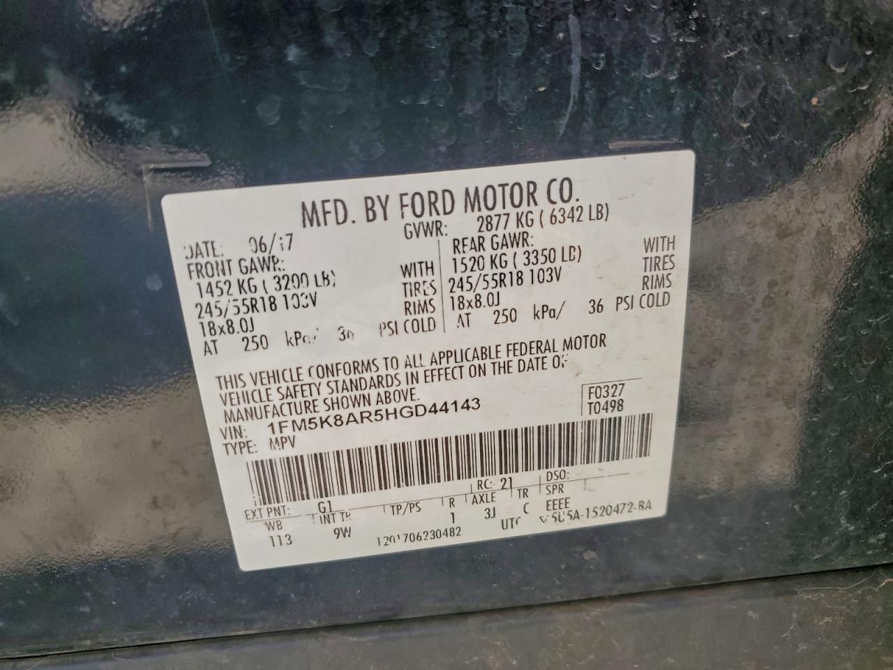 2017 Ford Explorer Police Interceptor