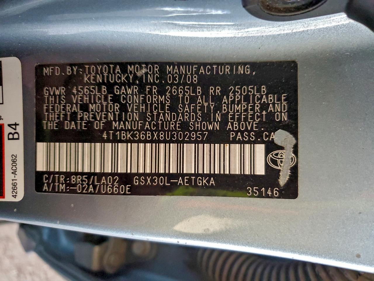 2008 Toyota Avalon