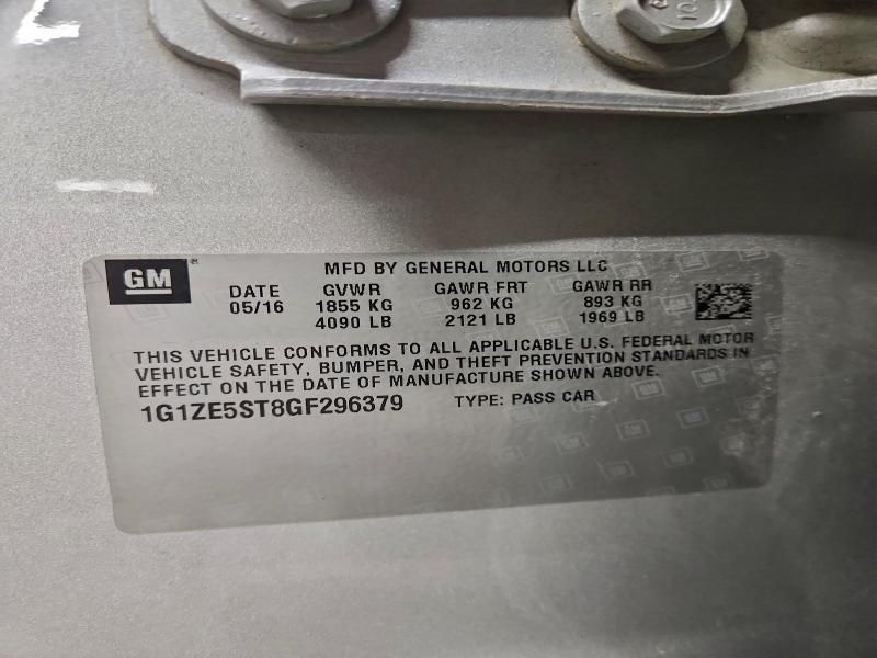 2016 Chevrolet Malibu lt