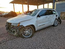 Jeep salvage cars for sale: 2018 Jeep Grand Cherokee Summit